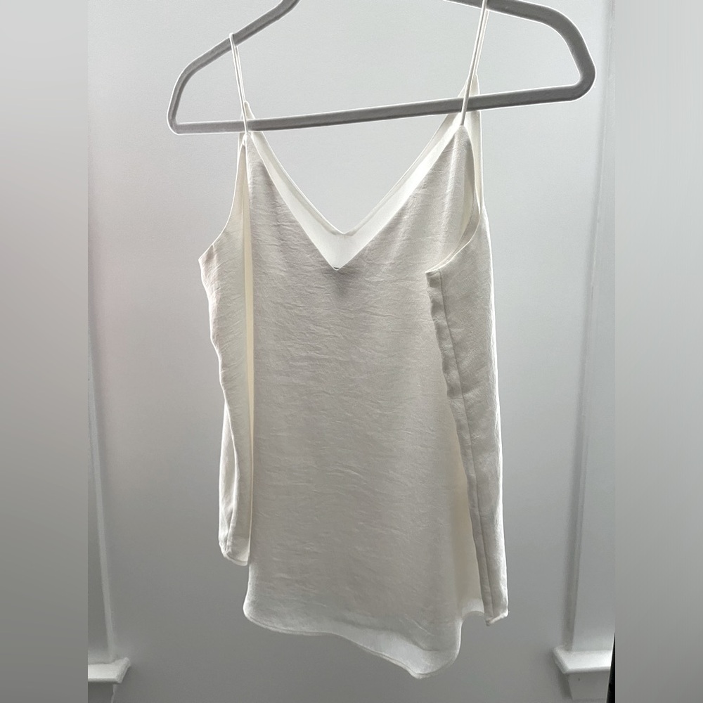 Express white satin camisole. Size small